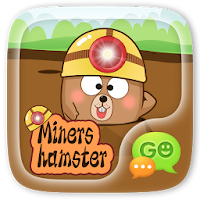 GO SMS MINERS HAMSTER STICKER