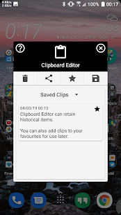 Screenshot ng Clipboard Editor