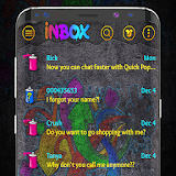 Graffiti colourful SMS theme icon
