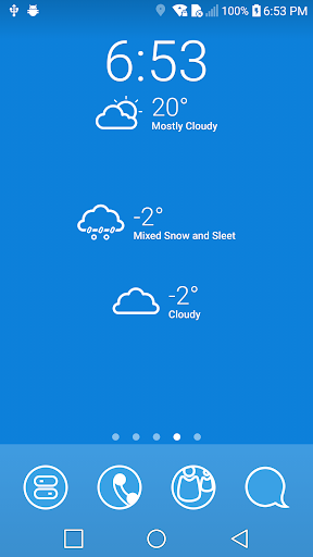 Snowman Chronus Weather Icons Screen 3