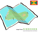 GRENADA travel map icon