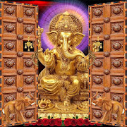 Ganesha Temple Door Lock Screen