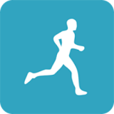 pedometer walking & running icon