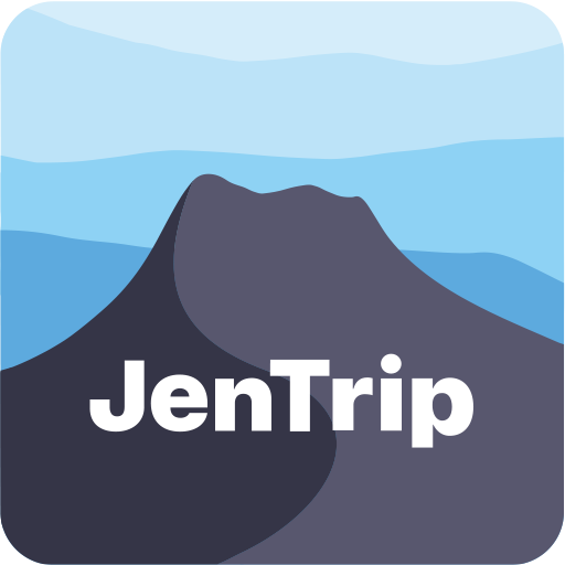 Finding Hidden Spots: JenTrip logo