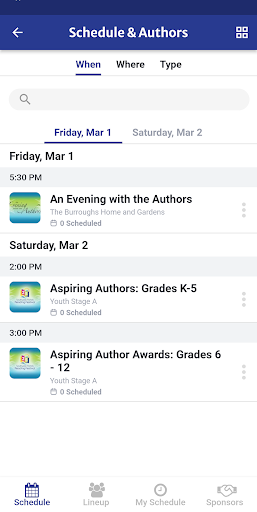 Southwest FL Reading Festival Screen 2