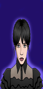 Wednesday Addams Coloring