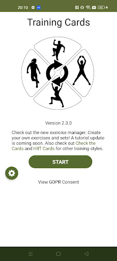 Android application Fitness Coach: Repeat & Time screenshort