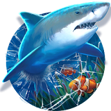 Shark Attack Theme: Hungry shark world icon