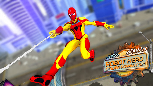 Robot Hero Spider Power 2021 : SuperHero Game 1.0.1 screenshots 3