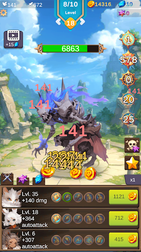 Screenshot Anima Saga - RPG Clicker