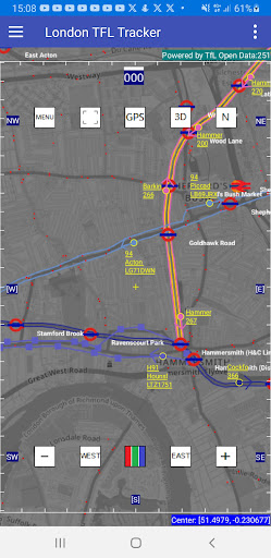 London TFL Tracker Screen 2