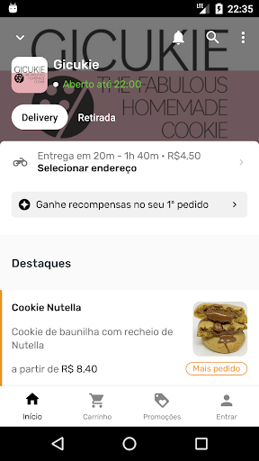 Android application Gicukie screenshort