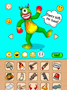 Mix Monsters Makeover Dressup