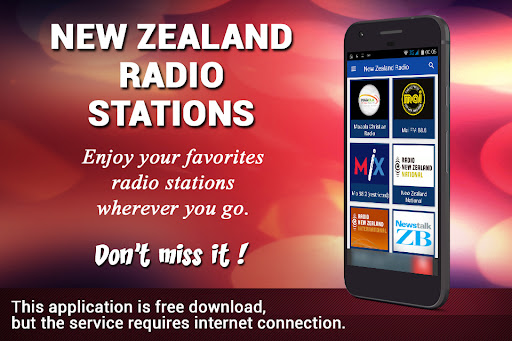 Android application New Zealand Radio Stations app screenshort