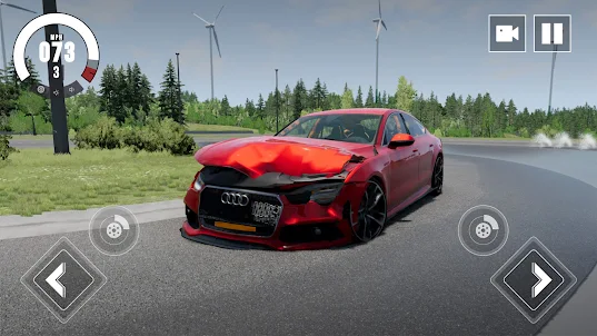 Drive Audi RS7: Crash Master