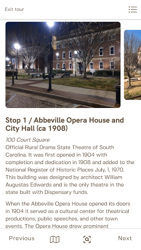 Abbeville Historic Tour Screen 2