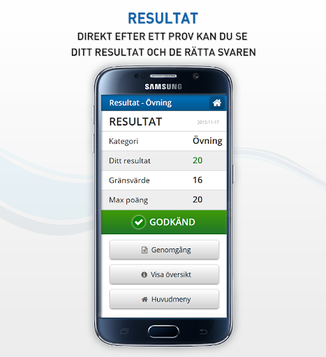Körkort Teori för B-bil Screenshot
