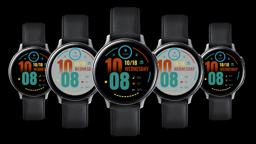 Android application Flat Spruce Green For Wear OS screenshort