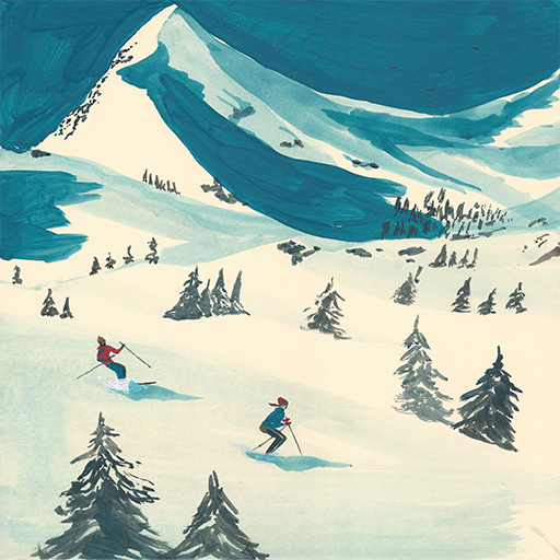 Popular winter holidays logo