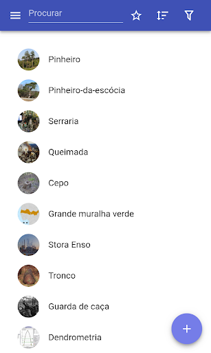 Visualização do aplicativo