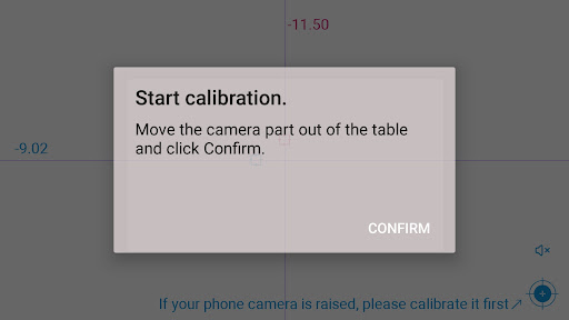 Bubble level with calibration Screen 3