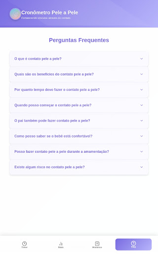 Cronômetro Pele a Pele