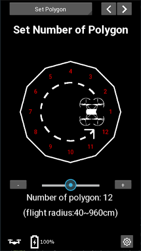Android application Tello Polygon Flight screenshort