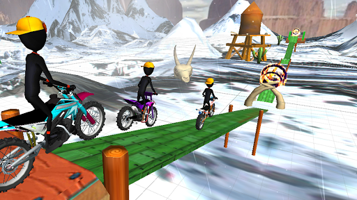 Stickman Snow Racer