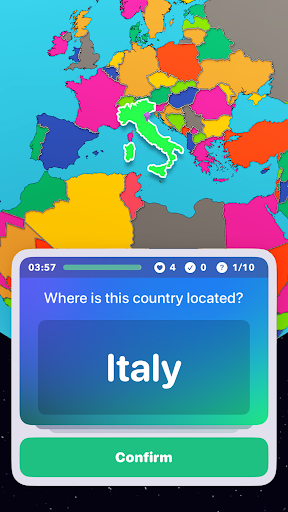 GeoGeek AR - Geography Quiz Screen 3