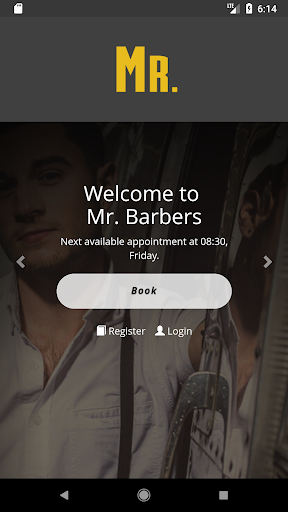 Android application Mr. Barbers screenshort
