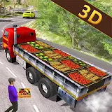 Fruit Transporter Up Hill Climb Truck Simulator 3D icon