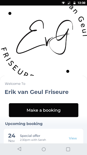 Android application Erik van Geul Friseure screenshort