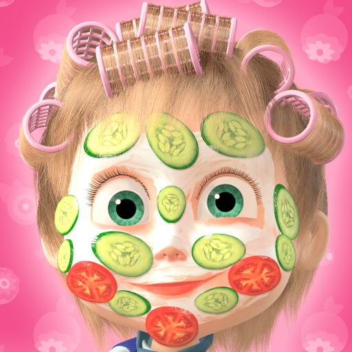 Masha And The Bear Hair Salon And Makeup Games Aplikacje W Google Play