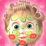 Cover Image of Download Masha and the Bear: Salon Game 1.3.1 APK