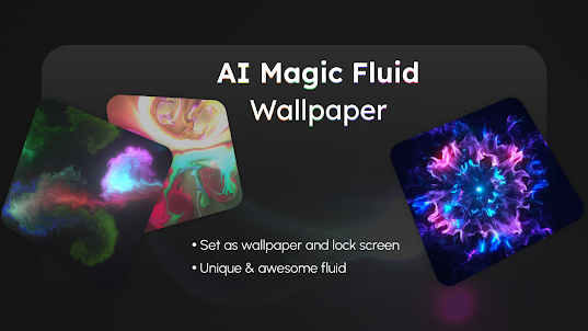 AI Magic Fluid Wallpaper