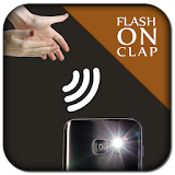 Flash Light on Clap icon
