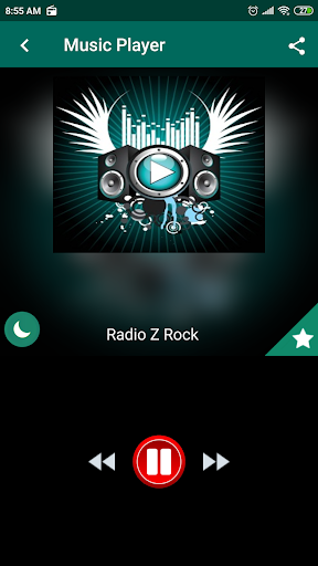 Android application Радио Z Rock онлайн screenshort