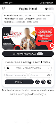 Android application Nexus NET 5G screenshort