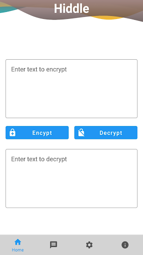 Android application Hiddle screenshort