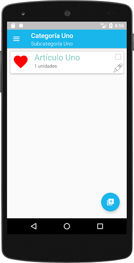 Bloc de notas - Listados