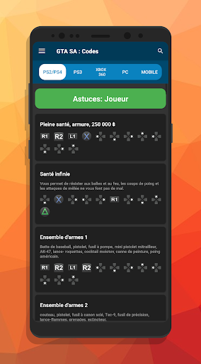 Codes Pour Gta Applications Sur Google Play