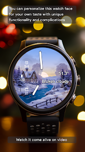 Horizon Christmas Watch Face