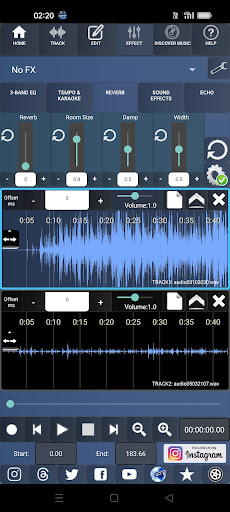 Screenshot Audiosdroid Audio Studio