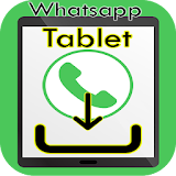 Tablet on Whatsapp update step by step icon