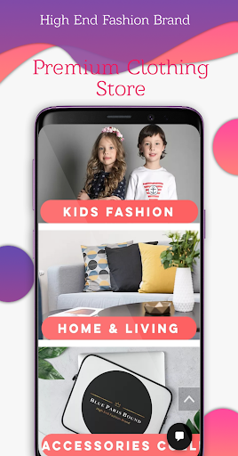 Blue Paris Bound Online Shopping App