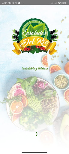 Android application Ensaladas del Río screenshort