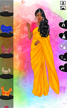 Indian Sari dress upのおすすめ画像3