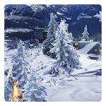 Cover Image of Télécharger Fond d'écran animé de neige d'hiver  APK