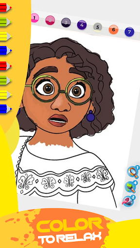 Encanto Coloring Book- Maribel