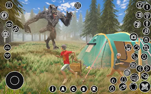Wild Forest Werewolf Games 3D